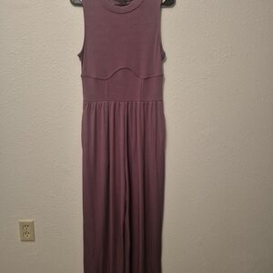 Cider Purple Sleeveless Jumpsuit